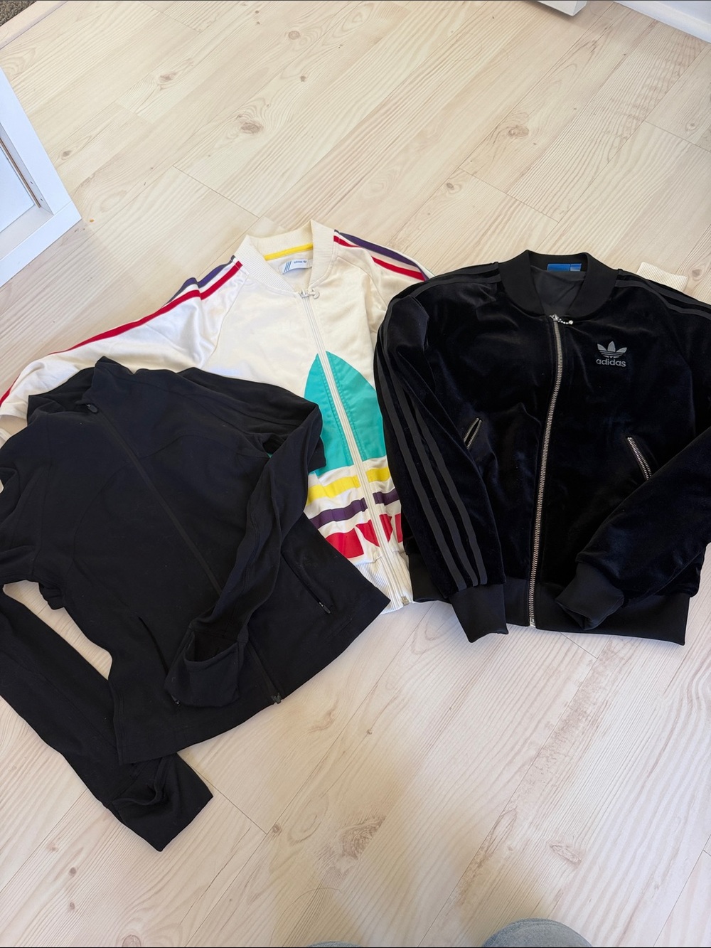 Bundle Lululemon define jacket and 2 adidas